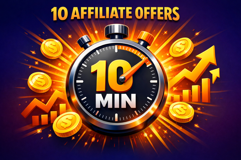 How to Find 10 Ready-to-Promote Affiliate Offers in Under 10 Minutes
