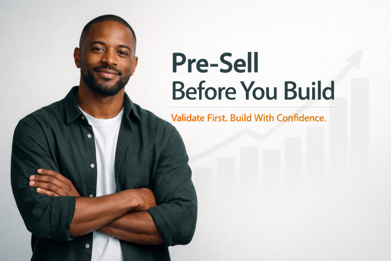 The “Pre-Sell Before You Build” Framework