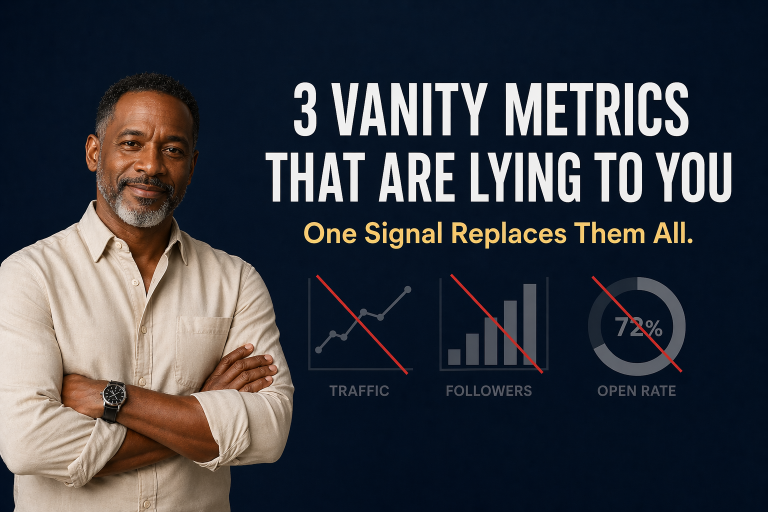 3 Vanity Metrics That Are Quietly Convincing You to Quit (and the One Signal That Replaces All of Them)