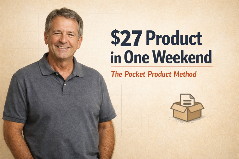 The Pocket Product Method: How to Create a $27 Digital Product in One Weekend