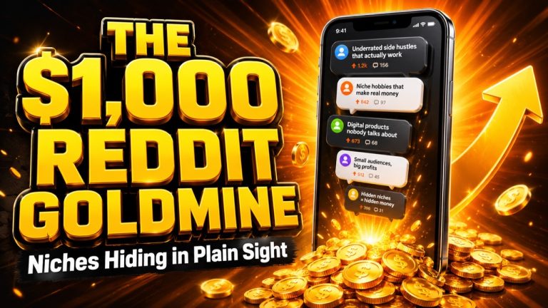 The Reddit Goldmine: How I’d Find a $1,000/Month Affiliate Niche in an Afternoon of Scrolling