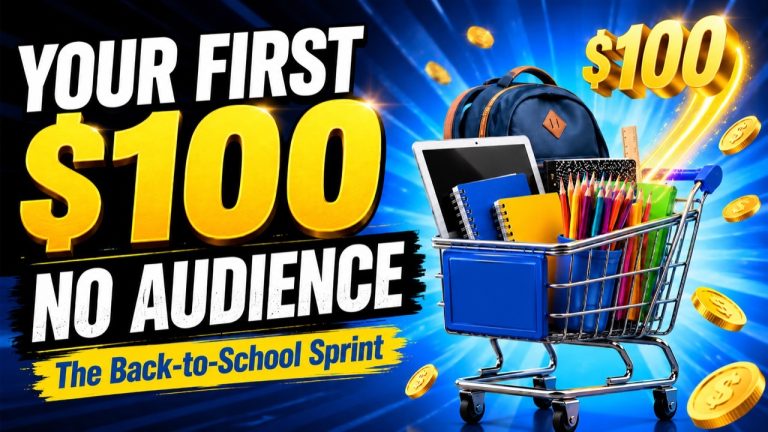 No Audience? Use This Back-to-School Sprint to Earn Your First $100 in Affiliate Commissions