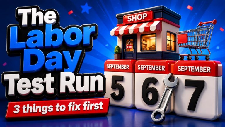 The Labor Day Test Run: 3 Things to Fix Before Q4