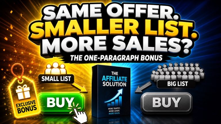 Why People With Smaller Lists Are Beating You on the Same Affiliate Offer